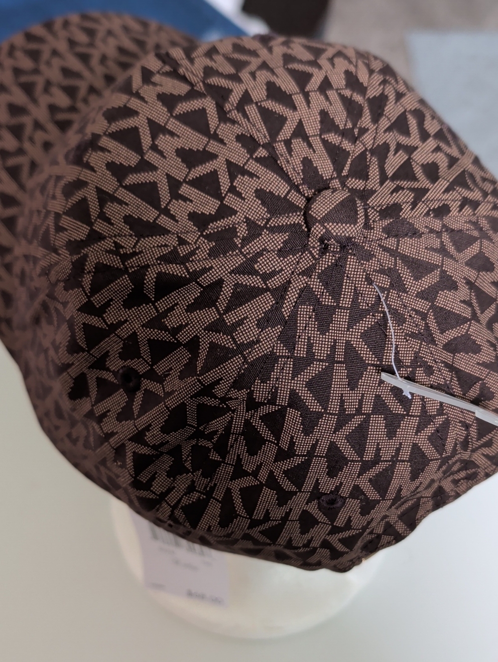 Michael Kors Brown MK Monogram Baseball Cap